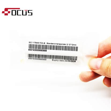 134.2khz rfid mini nfc glass tag factory|RFID glass tags .